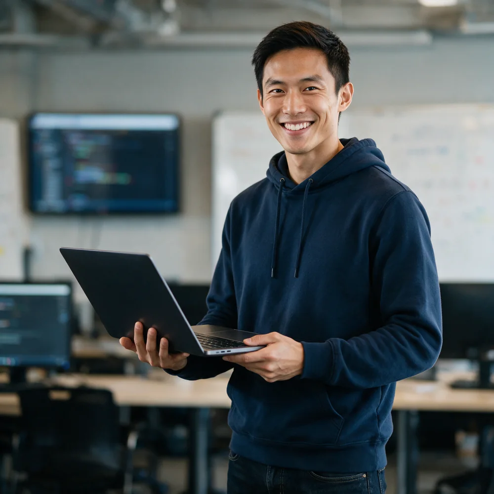 Coding Instructor at work