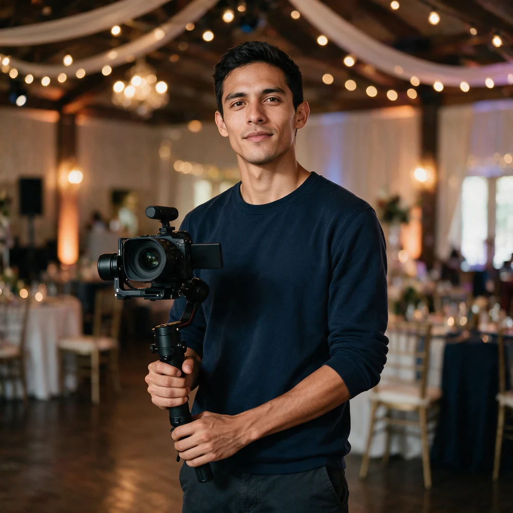 Event Videographer at work