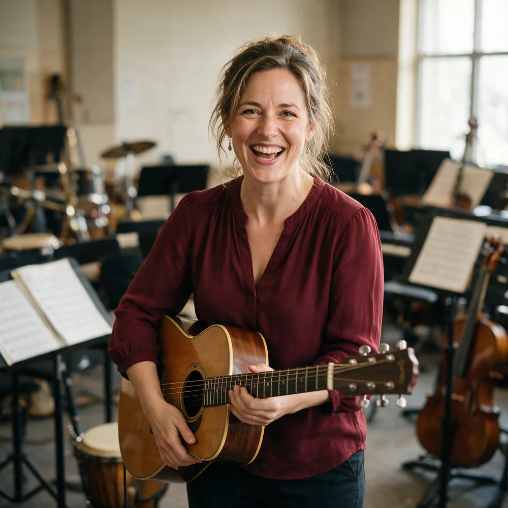Music Teacher at work