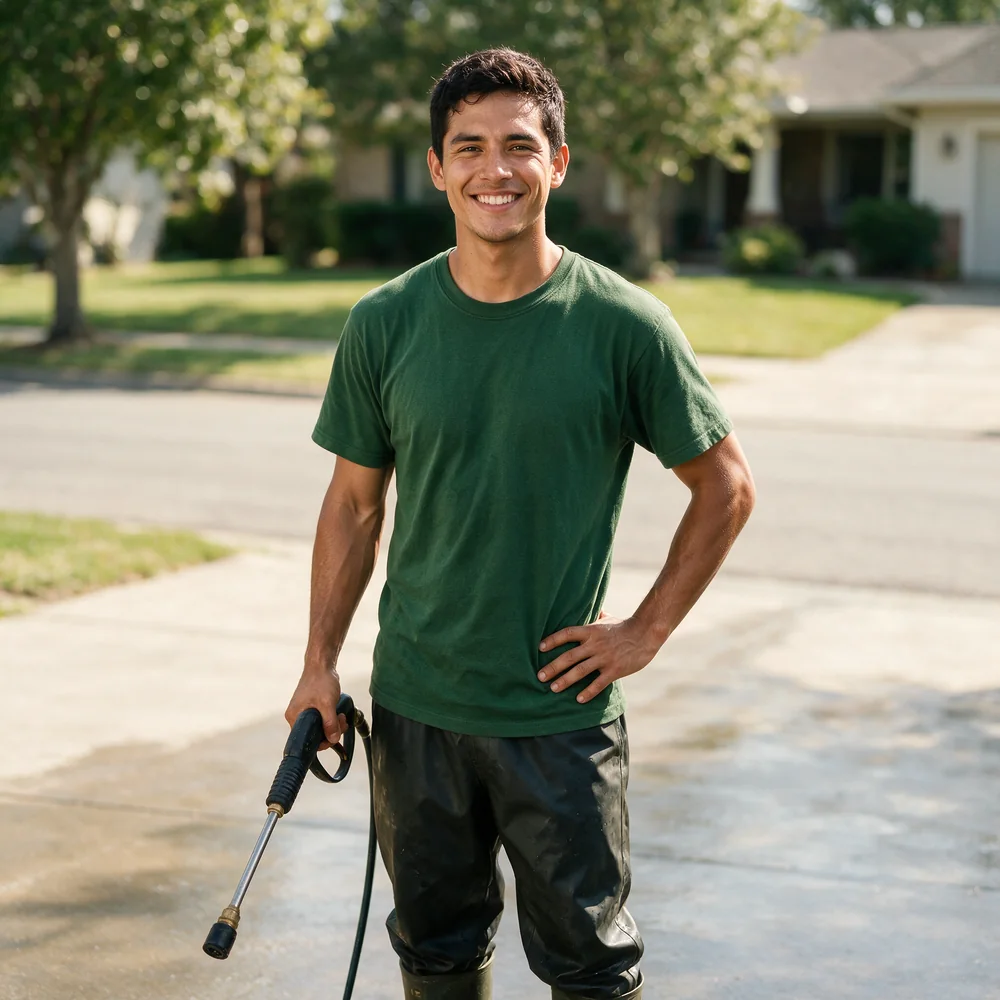 Pressure Washing Pro at work
