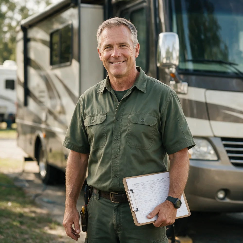 RV Technician at work