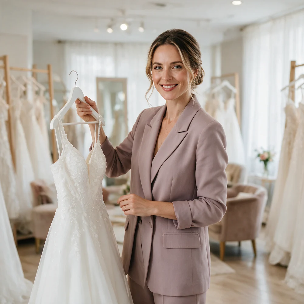 Bridal Stylist at work